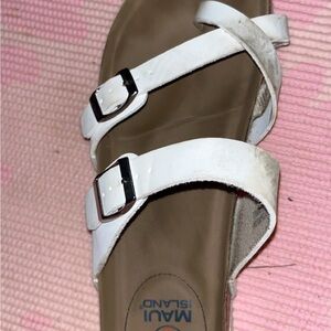 Maui Island Women's White Sandals